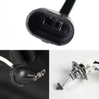 2007-2013 GMC Sierra / 2007-2014 Sierra 1500HD 2500HD 3500HD / 2009-2013 Sierra 1500 Hybrid Dual LED C-Bar Projector Headlights (Matte Black Housing/Clear Lens) image 4