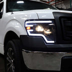 2009-2014 Ford F-150 Projector Headlight Assembly w/ LED image 11