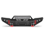 Tacoma Front Heavy Duty Steel Offroad Bumper w/ Winch Plate, Lights, D-rings for 2005 - 2015 Tacoma 2nd Gen Pickup Trucks image 0