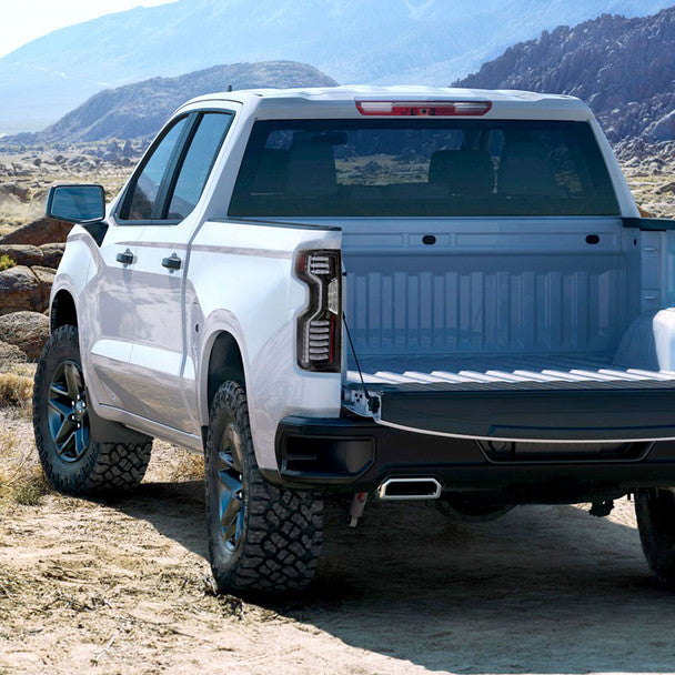 2019-2022 Chevrolet Silverado 1500 / 2020-2022 Silverado 2500HD/3500HD LED Tail Lights (Matte Black Housing/Clear Lens) image 2