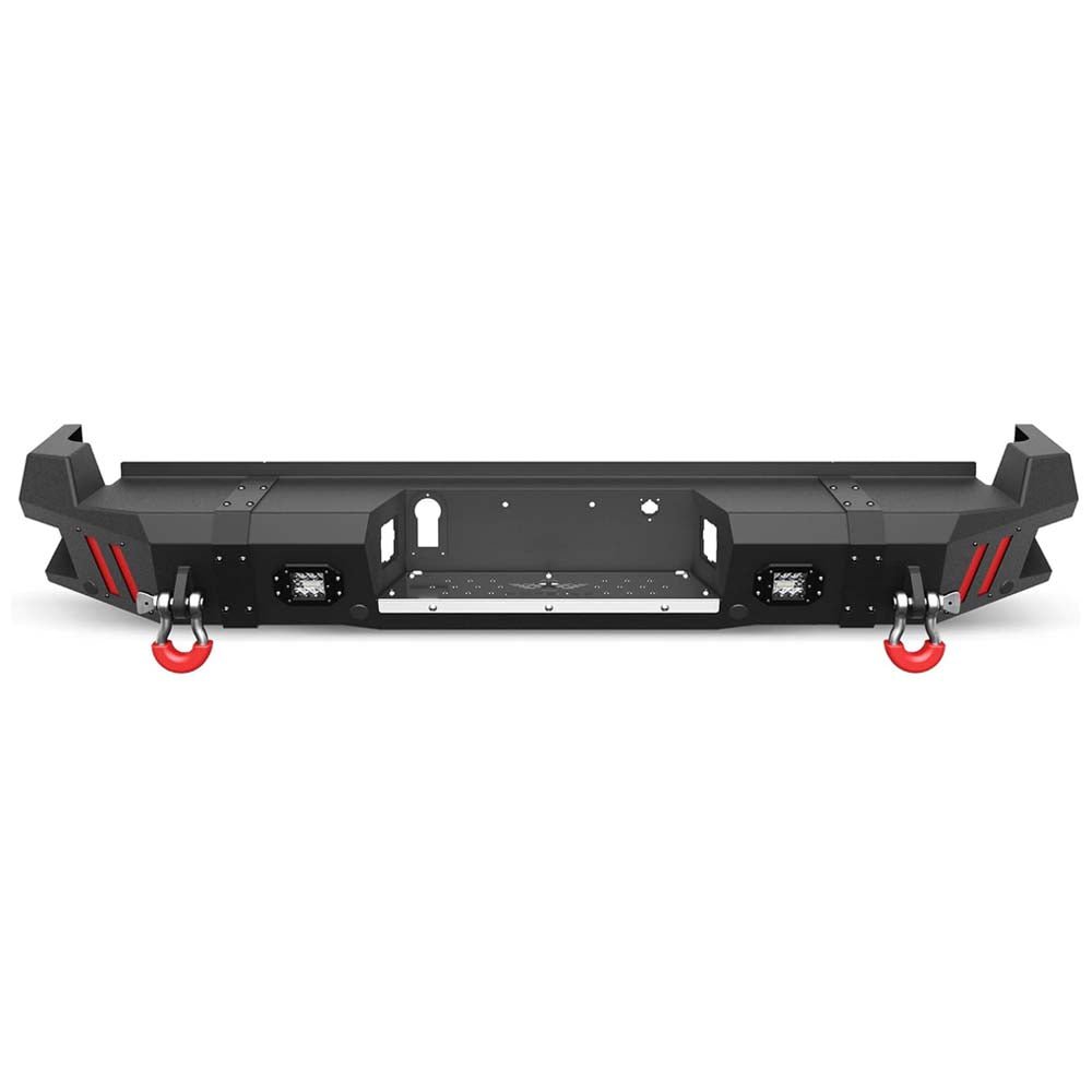 2017 - 2025 Ford F250/F350/F450 Steel Rear Bumper W/ LED Lights image 0