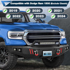 2019–2024 RAM 1500 New Body Front Steel Bumper image 7