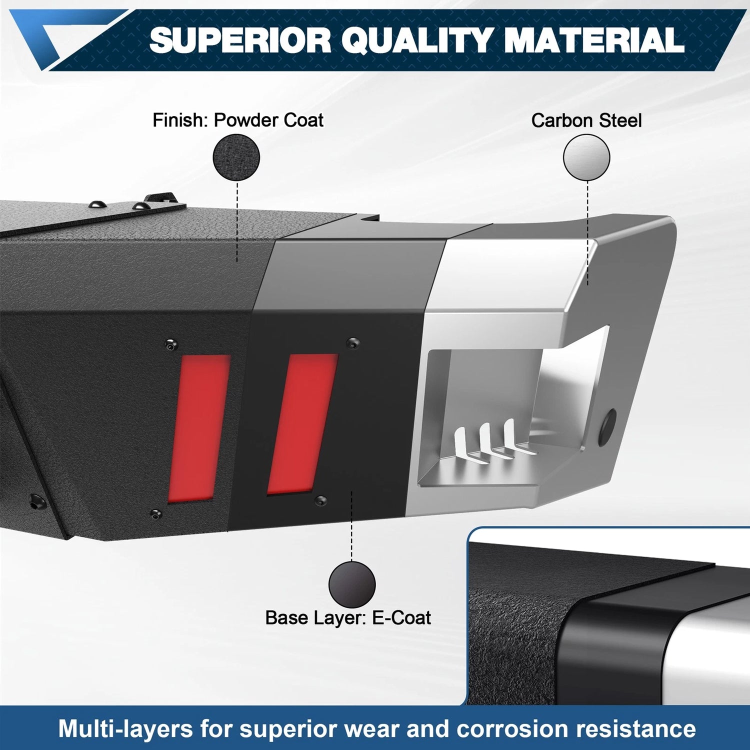 2011–2014 Silverado 2500/3500 & Sierra HD Heavy Duty Rear Bumper