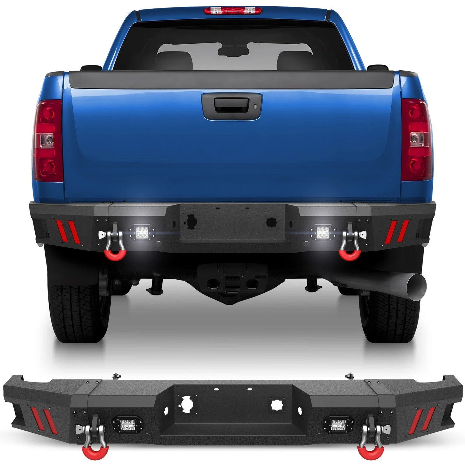 2011–2014 Silverado 2500/3500 & Sierra HD Heavy Duty Rear Bumper