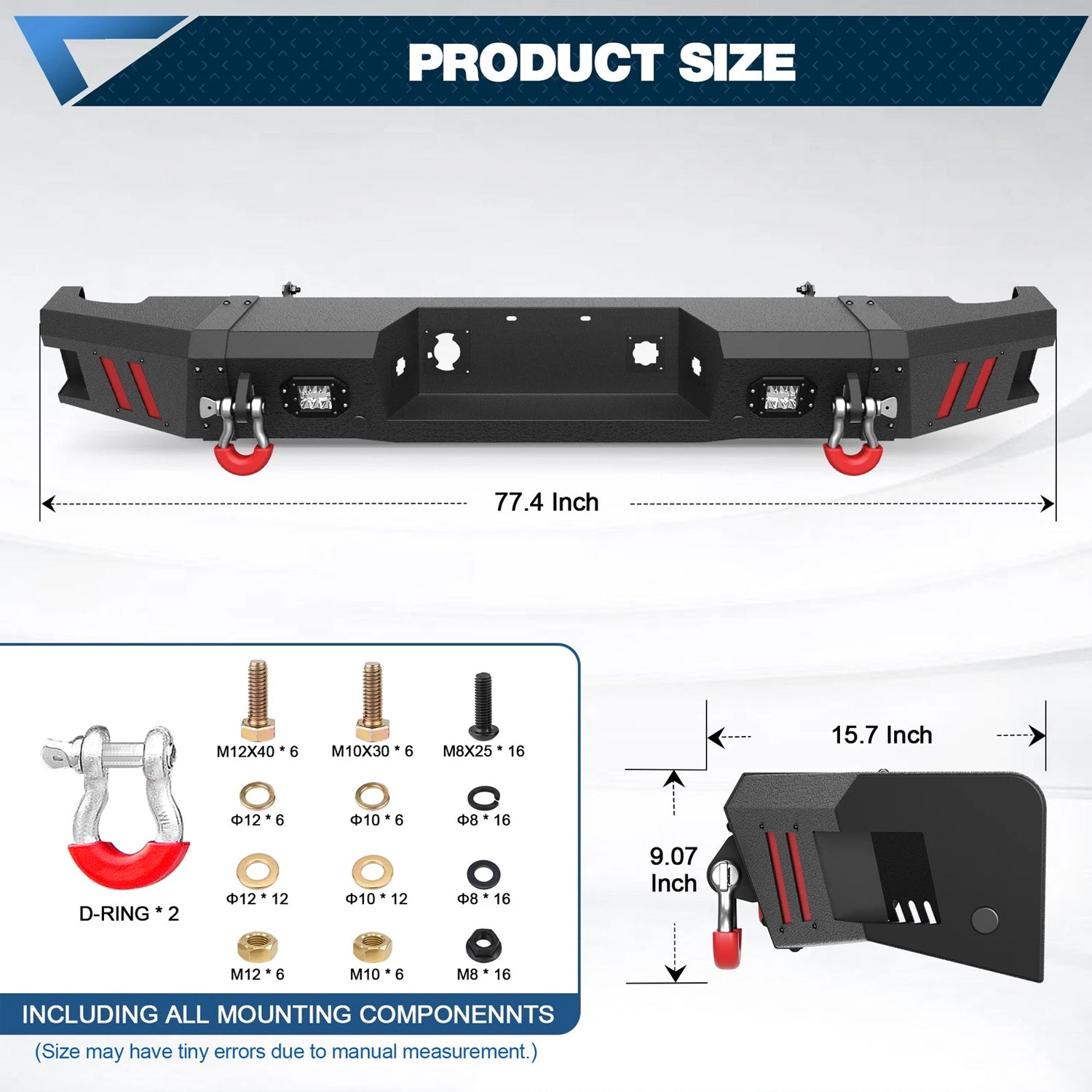 2011–2014 Silverado 2500/3500 & Sierra HD Heavy Duty Rear Bumper