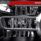 2009-2018 Dodge RAM 1500 / 2019-2021 RAM Classic / 2010-2018 RAM 2500 3500 Switchback Sequential LED Bar Projector Headlights (Matte Black Housing/Clear Lens) image 4