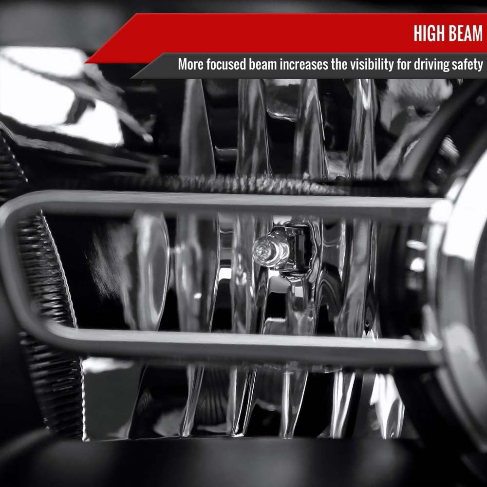 2009-2018 Dodge RAM 1500 / 2019-2021 RAM Classic / 2010-2018 RAM 2500 3500 Switchback Sequential LED Bar Projector Headlights (Matte Black Housing/Clear Lens) image 4