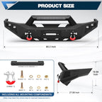2016 - 2024 Nissan Titan Full Width Front Bumper