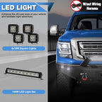 2016 - 2024 Nissan Titan Full Width Front Bumper