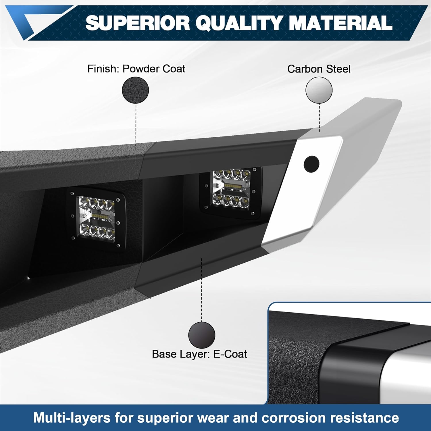 2016 - 2024 Nissan Titan Full Width Front Bumper
