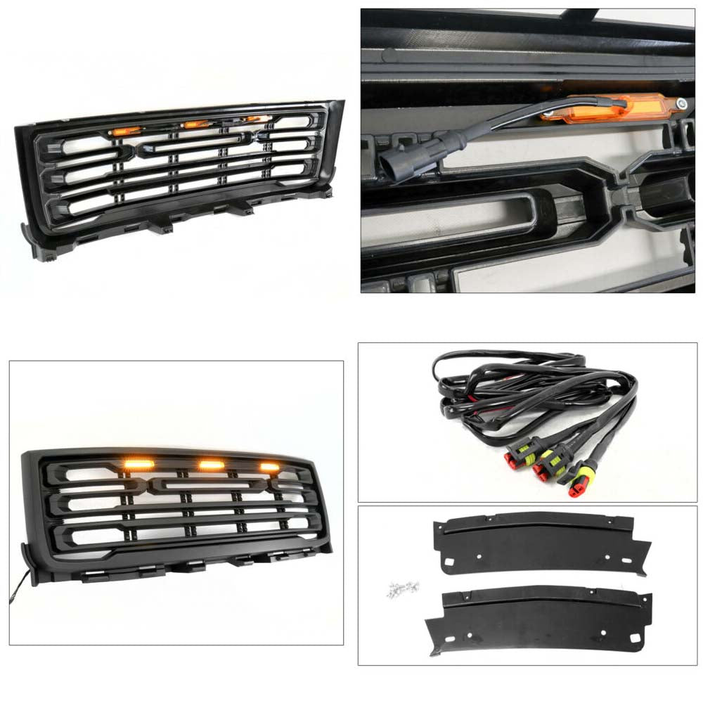 2011 - 2014 GMC Sierra 2500 / 3500 Grille w/ LED image 1