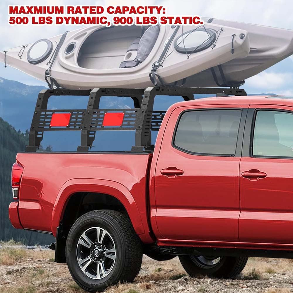 Truck Bed Rack for Trucks w/Bed Rails Universal Heavy Duty image 4