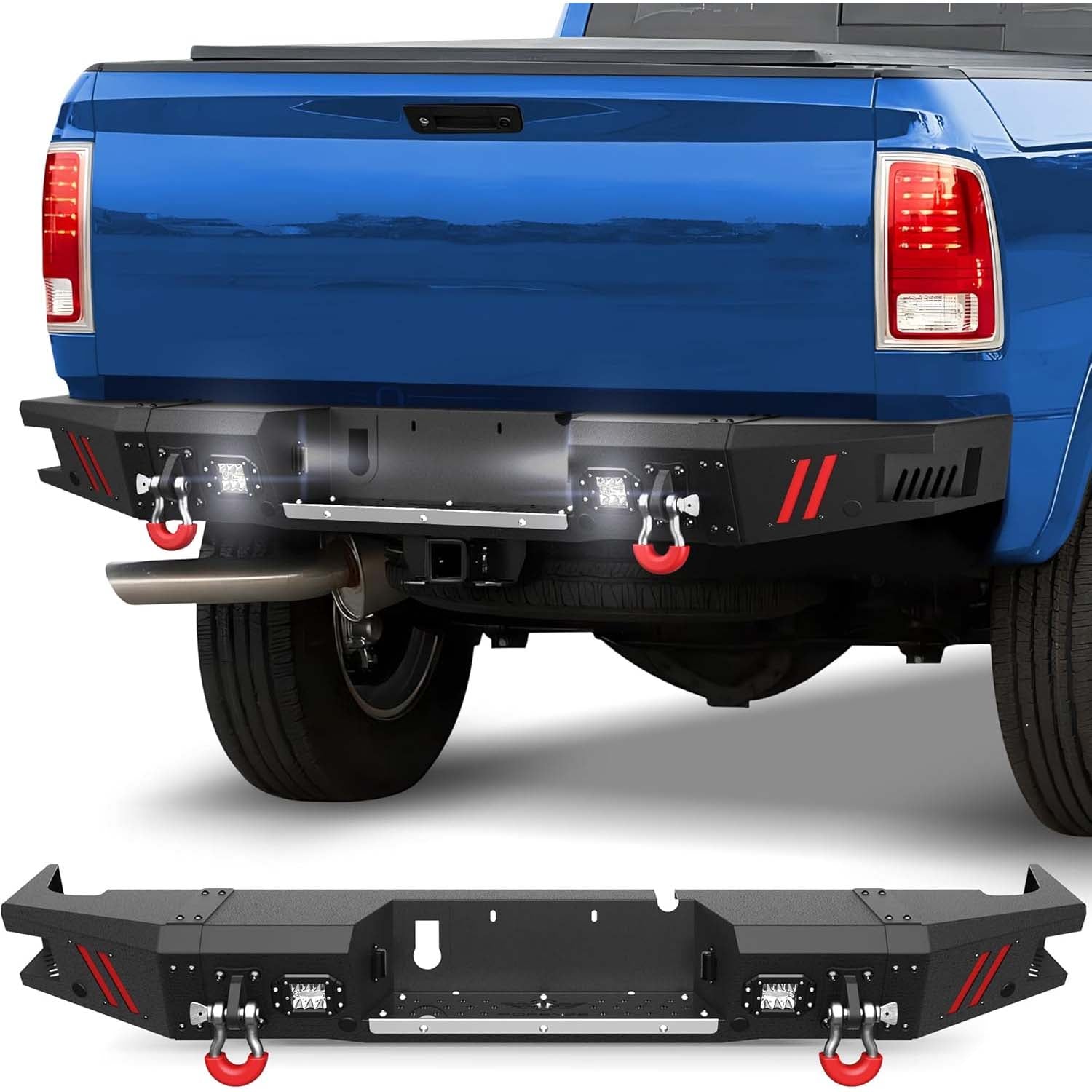 2010 - 2018 Dodge RAM 2500 3500 Heavy Duty Rear Bumper image 1