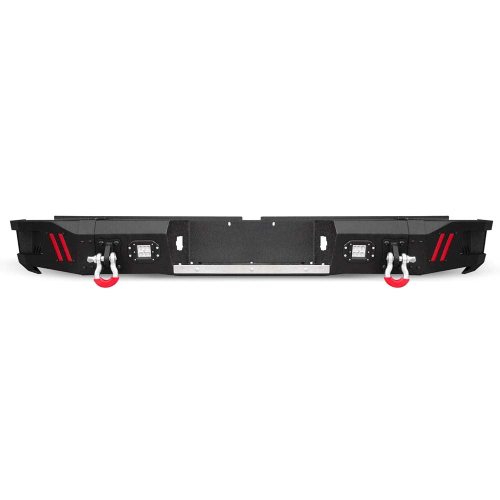 2007 - 2013 Tundra Rear Steel Bumper With LED Lights image 0