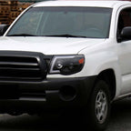 2005 - 2011 Toyota Tacoma LED Bar Projector Headlights w/ Sequential Turn Signal Lights (Matte Black Housing/Clear Lens) image 7