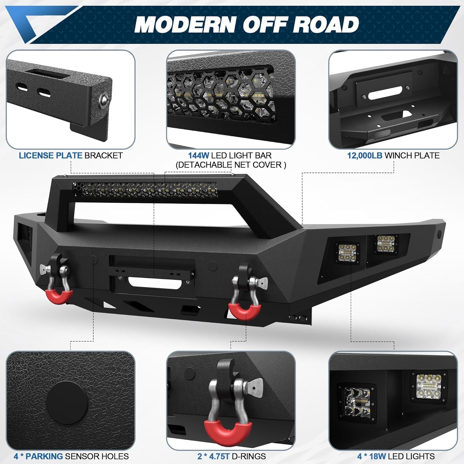 2000–2006 Toyota Tundra Heavy Duty Front Bumper