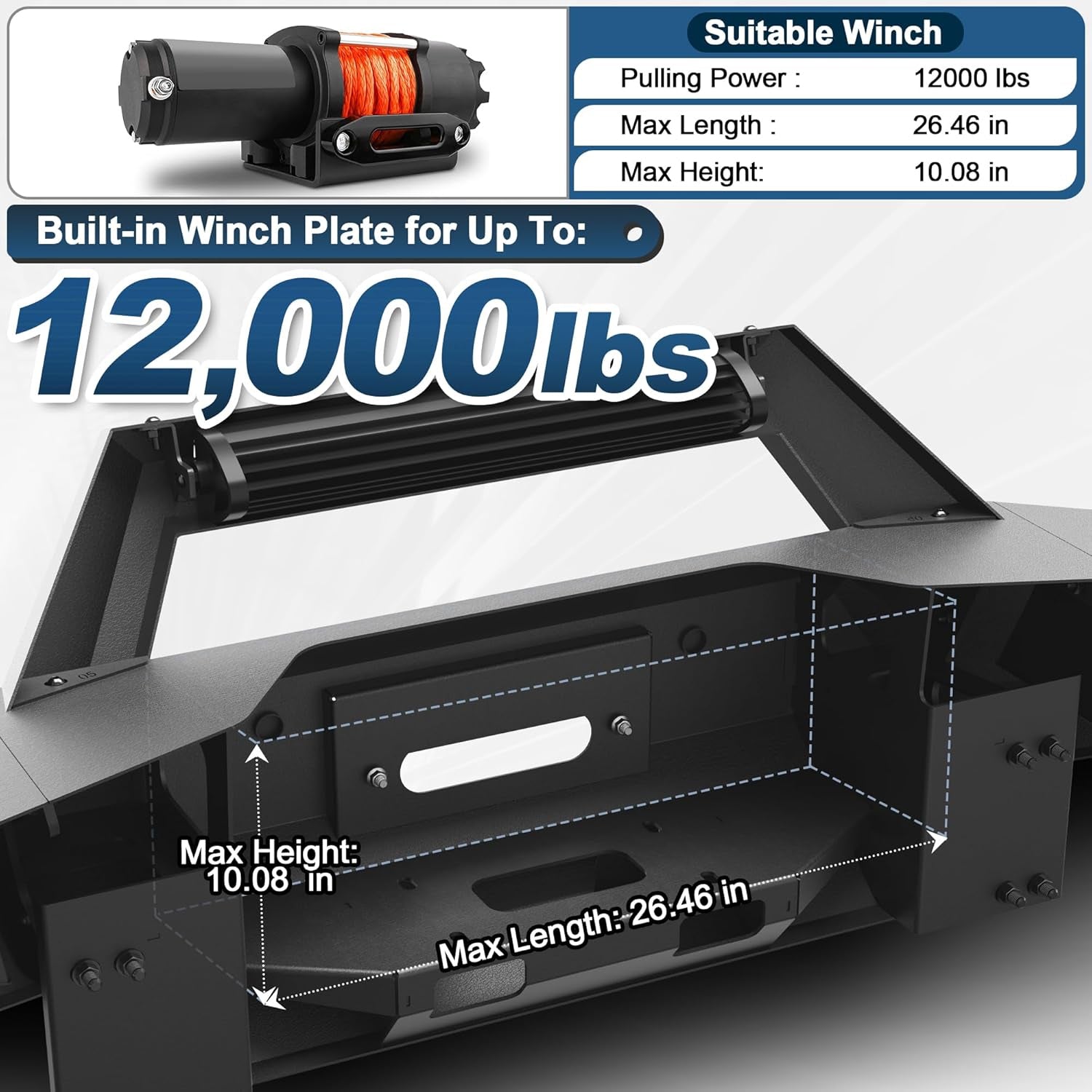 2000–2006 Toyota Tundra Heavy Duty Front Bumper