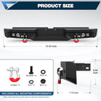 2000–2006 Toyota Tundra Heavy Duty Rear Bumper