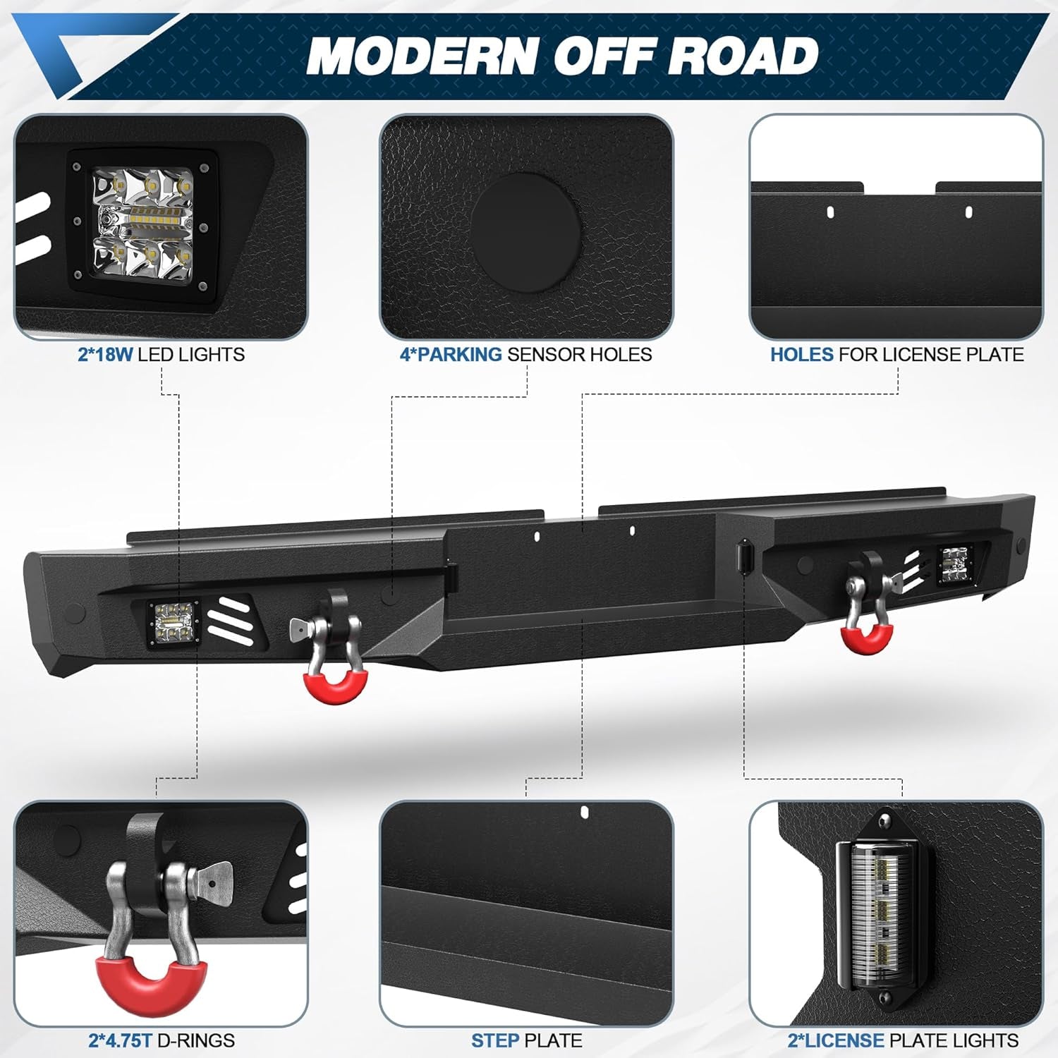 2000–2006 Toyota Tundra Heavy Duty Rear Bumper