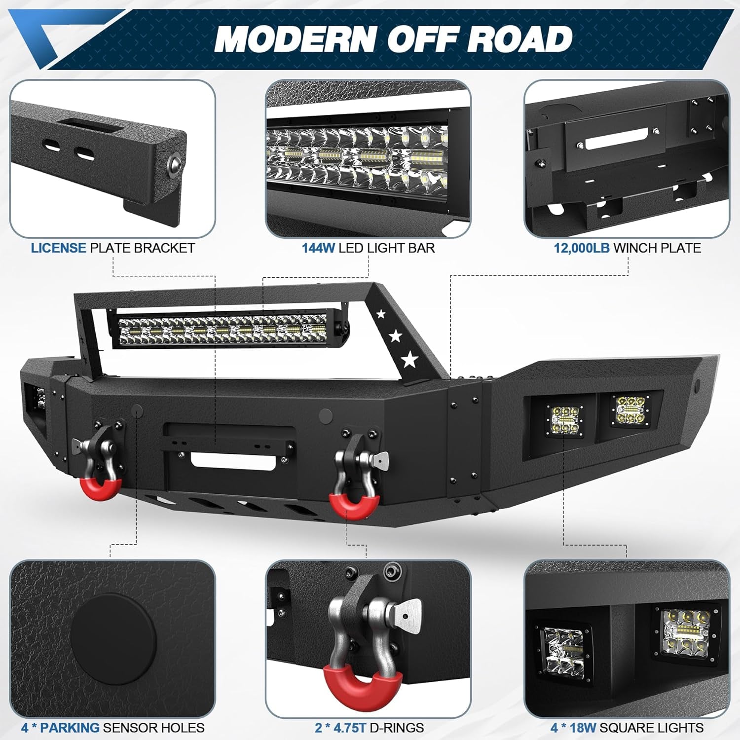 2018–2020 Ford F-150 Heavy Duty Front Bumper