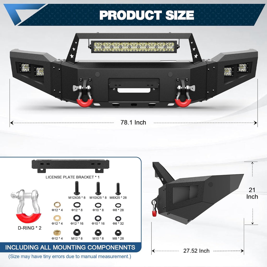2018–2020 Ford F-150 Heavy Duty Front Bumper