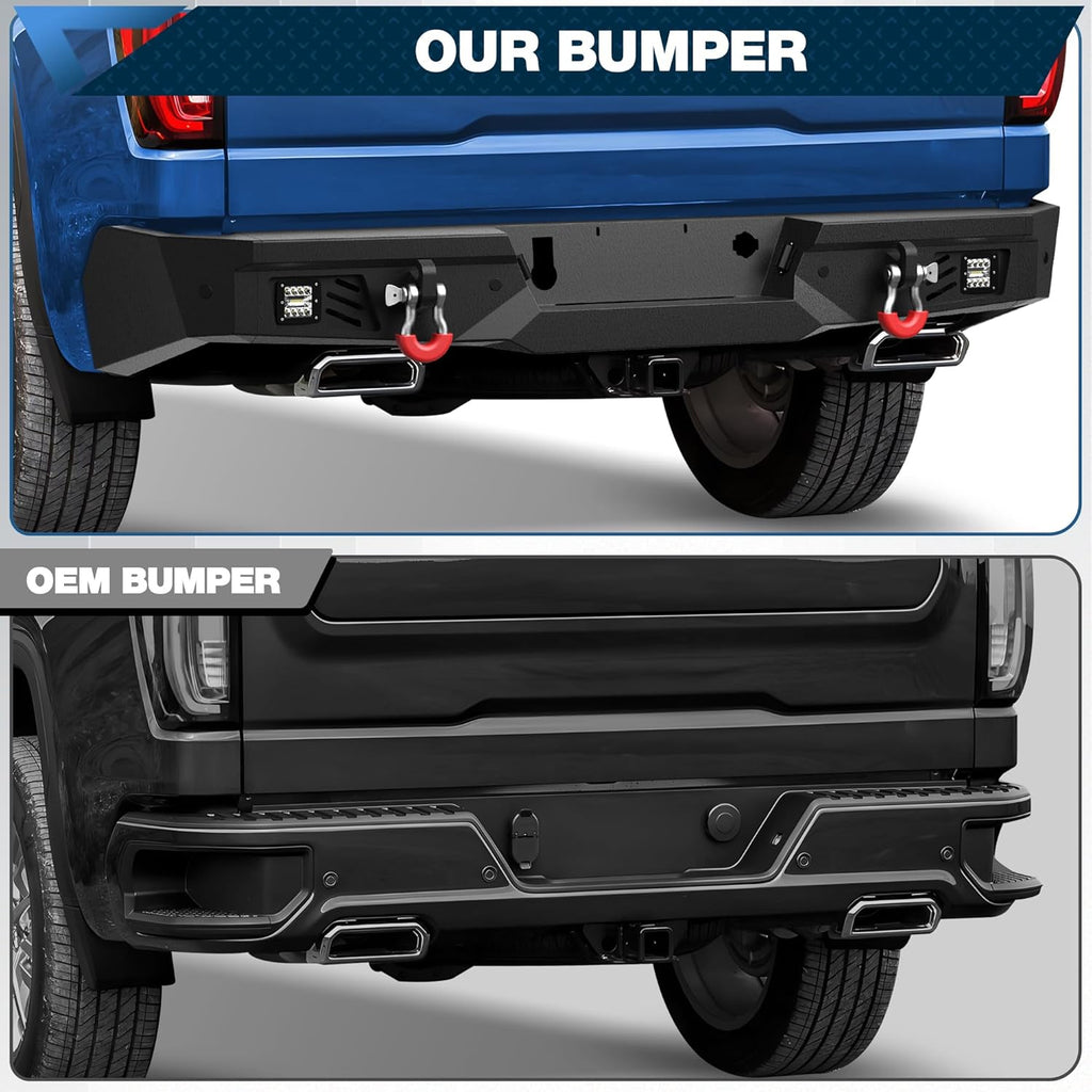 2019–2025 Silverado & Sierra 1500 Heavy Duty Rear Bumper