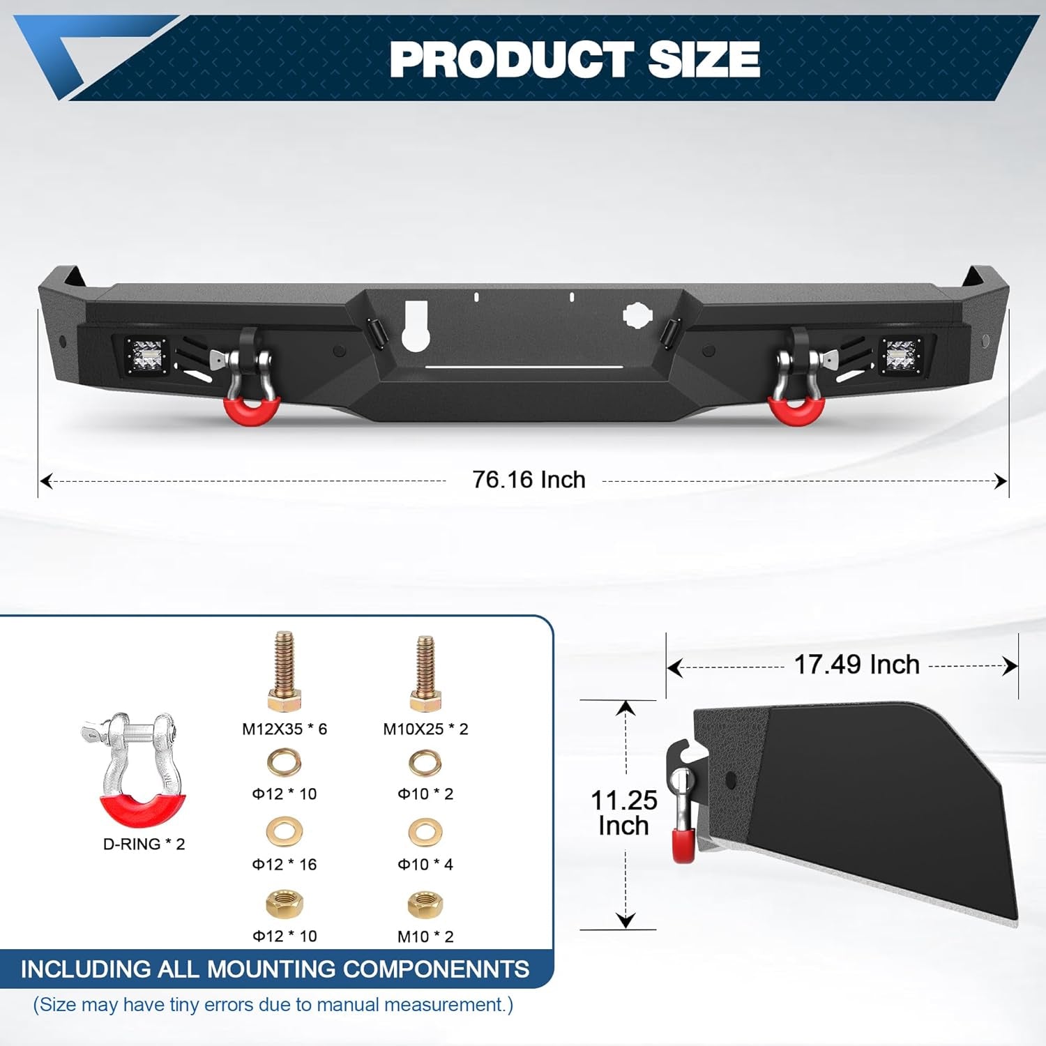 2019–2025 Silverado & Sierra 1500 Heavy Duty Rear Bumper