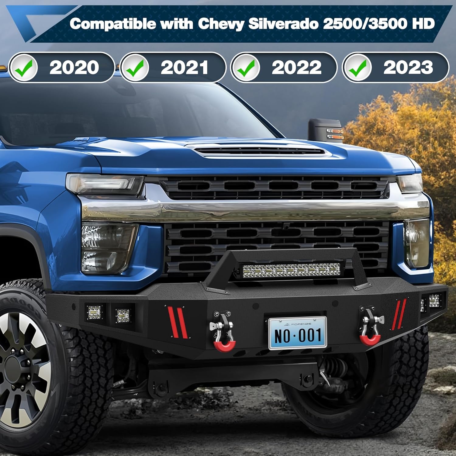 2020–2023 Silverado 2500/3500 Heavy Duty Front Bumper