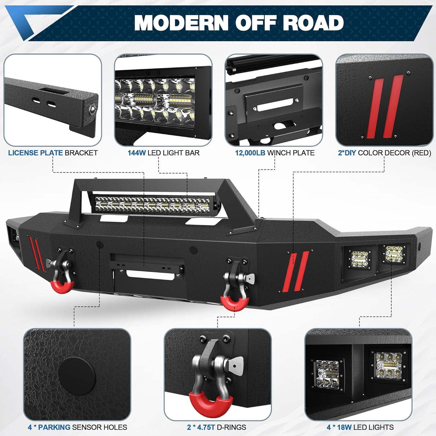 2020–2023 Silverado 2500/3500 Heavy Duty Front Bumper