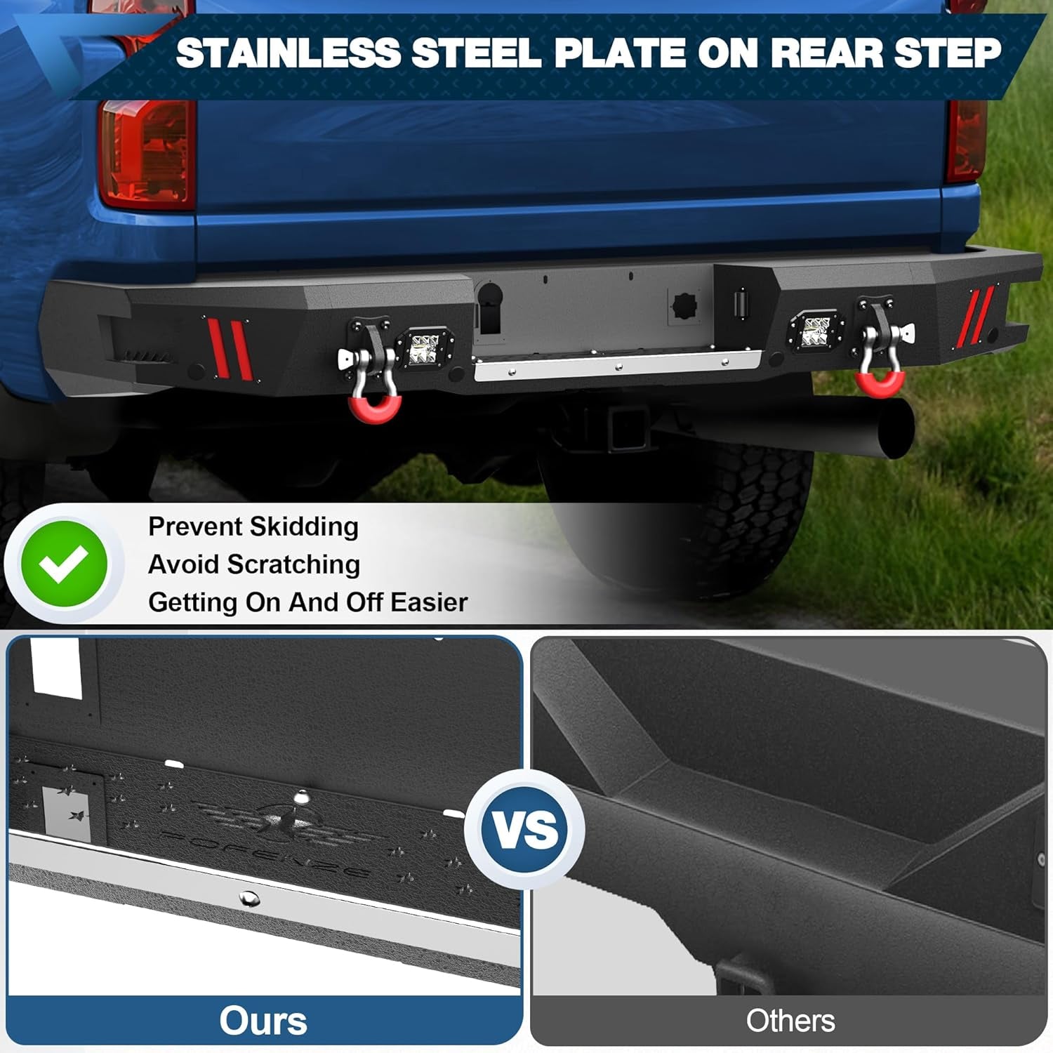 2020–2026 Silverado 2500/3500 & Sierra HD Heavy Duty Rear Bumper