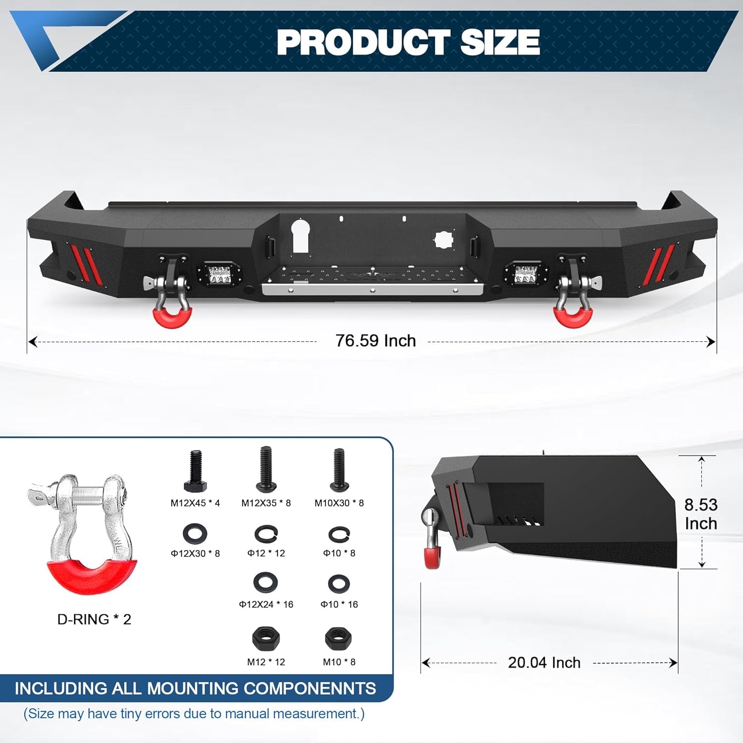 2020–2026 Silverado 2500/3500 & Sierra HD Heavy Duty Rear Bumper