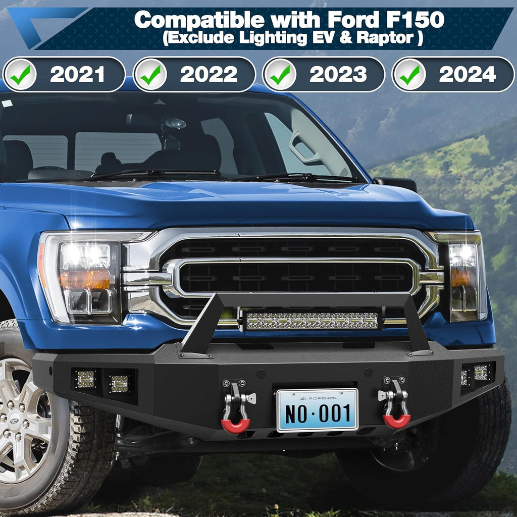 2021–2024 Ford F-150 Heavy Duty Front Bumper