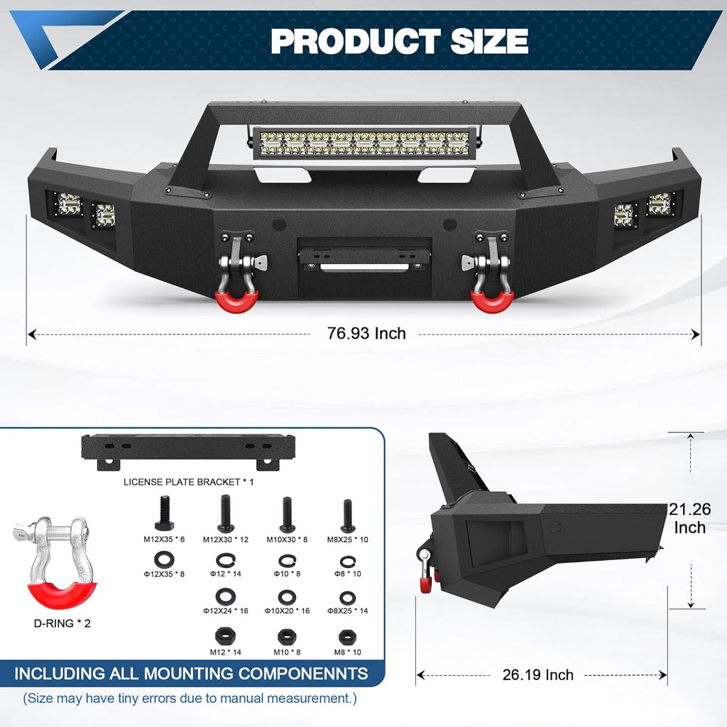 2021–2024 Ford F-150 Heavy Duty Front Bumper