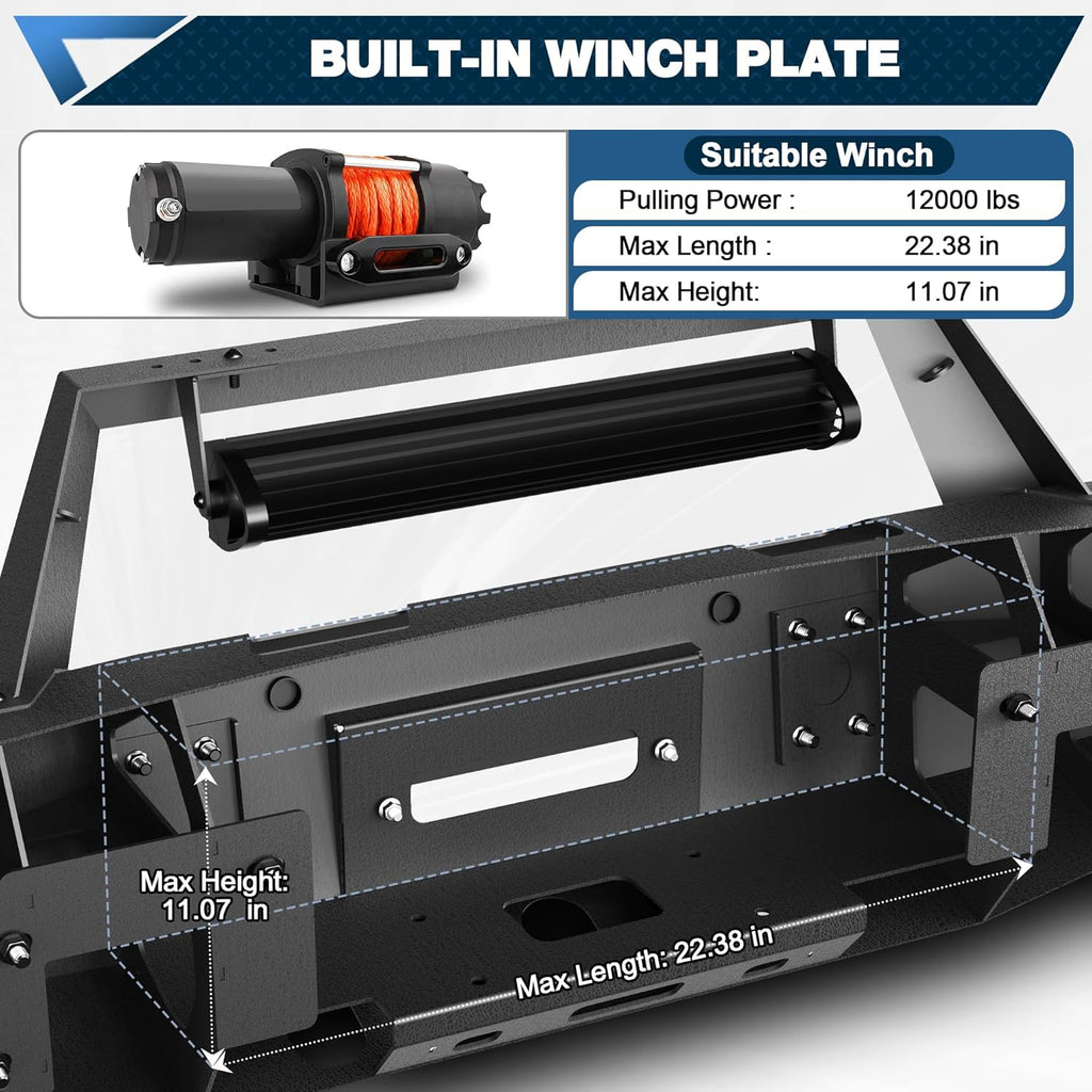 2021–2024 Ford F-150 Heavy Duty Front Bumper
