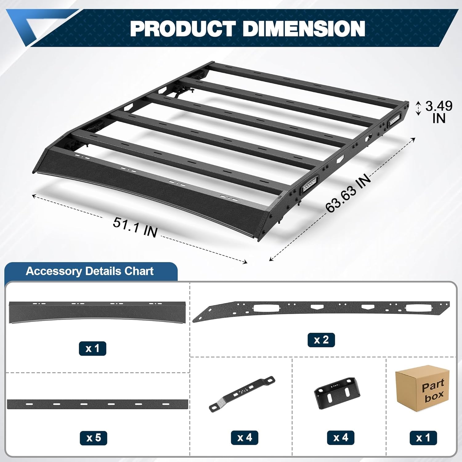 2022–2026 Toyota Tundra CrewMax Roof Rack Platform