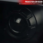 2009-2018 Dodge RAM 1500 / 2019-2021 RAM Classic/ 2010-2018 RAM 2500 3500 Switchback Sequential LED C-Bar Projector Headlights (Black Housing/Smoke Lens) image 2