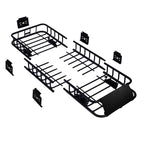 Skinny Roof Rack Mount Cargo Basket 200 Lb. image 1