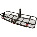 Hitch Mounted Folding Cargo Carrier 500lbs 2 inch Receiver image 0