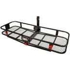 Hitch Mounted Folding Cargo Carrier 500lbs 2 inch Receiver image 0