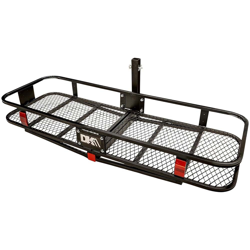Hitch Mounted Folding Cargo Carrier 500lbs 2 inch Receiver image 0