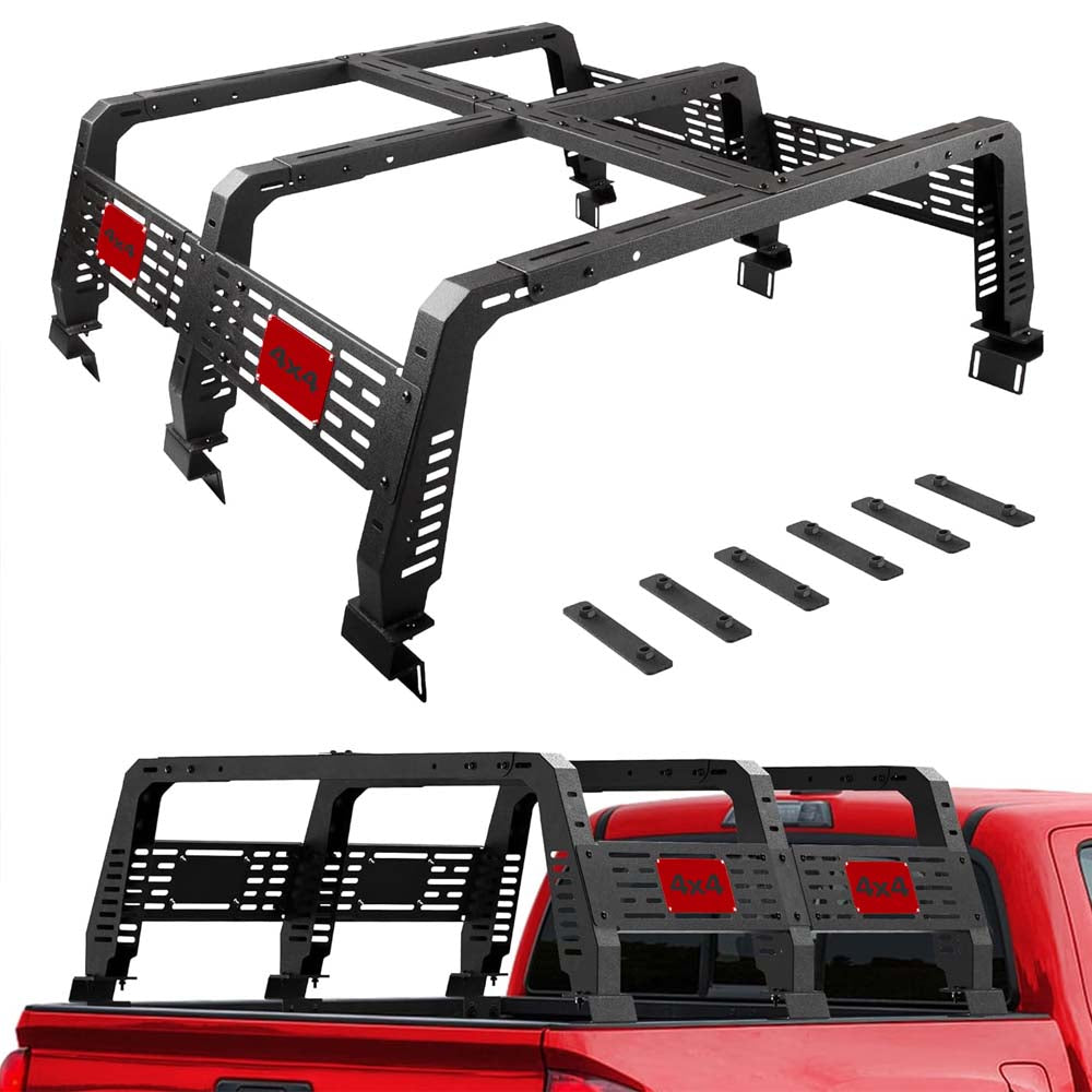 Truck Bed Rack for Trucks w/Bed Rails Universal Heavy Duty image 0