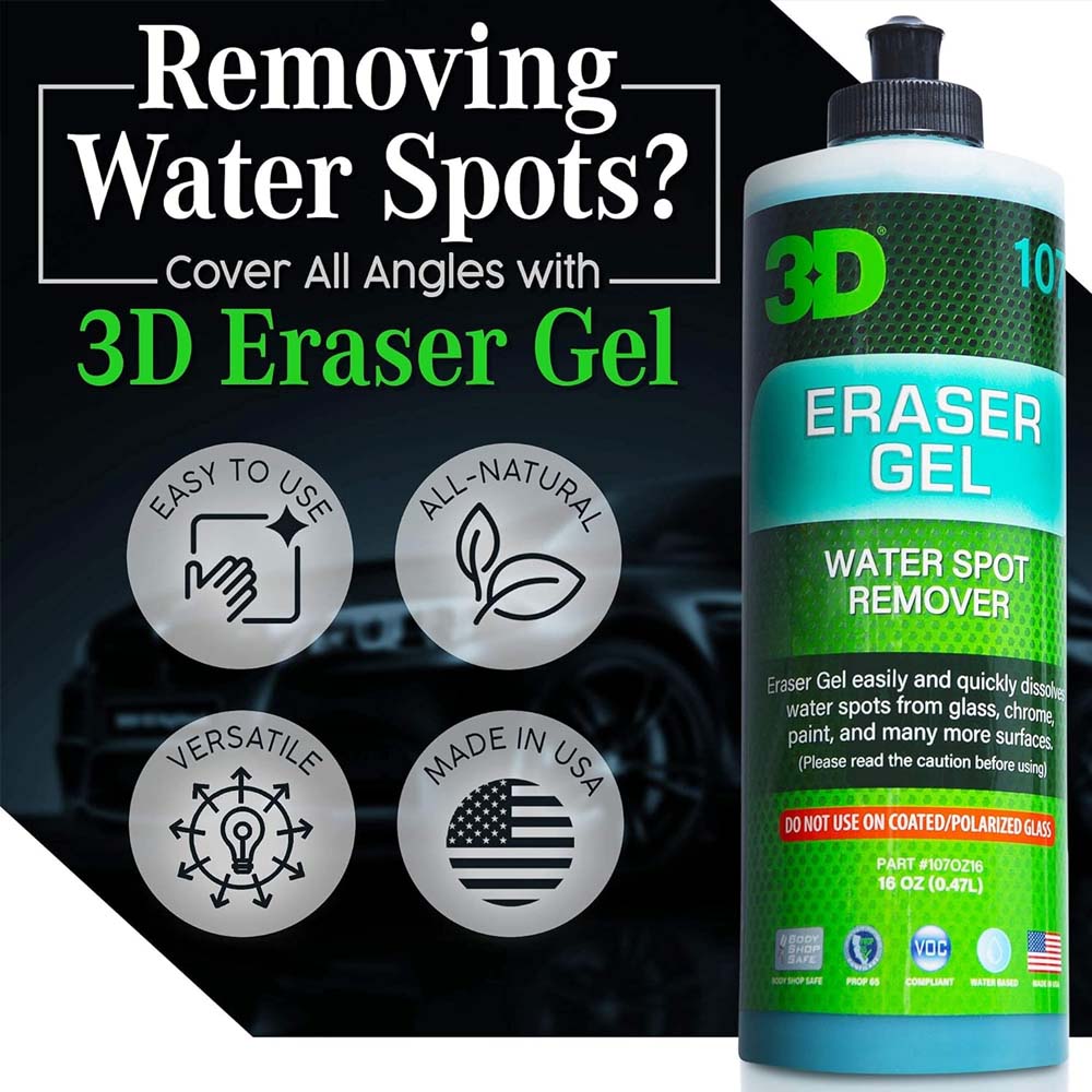 3D Eraser Water Spot Remover Gel 16OZ image 2