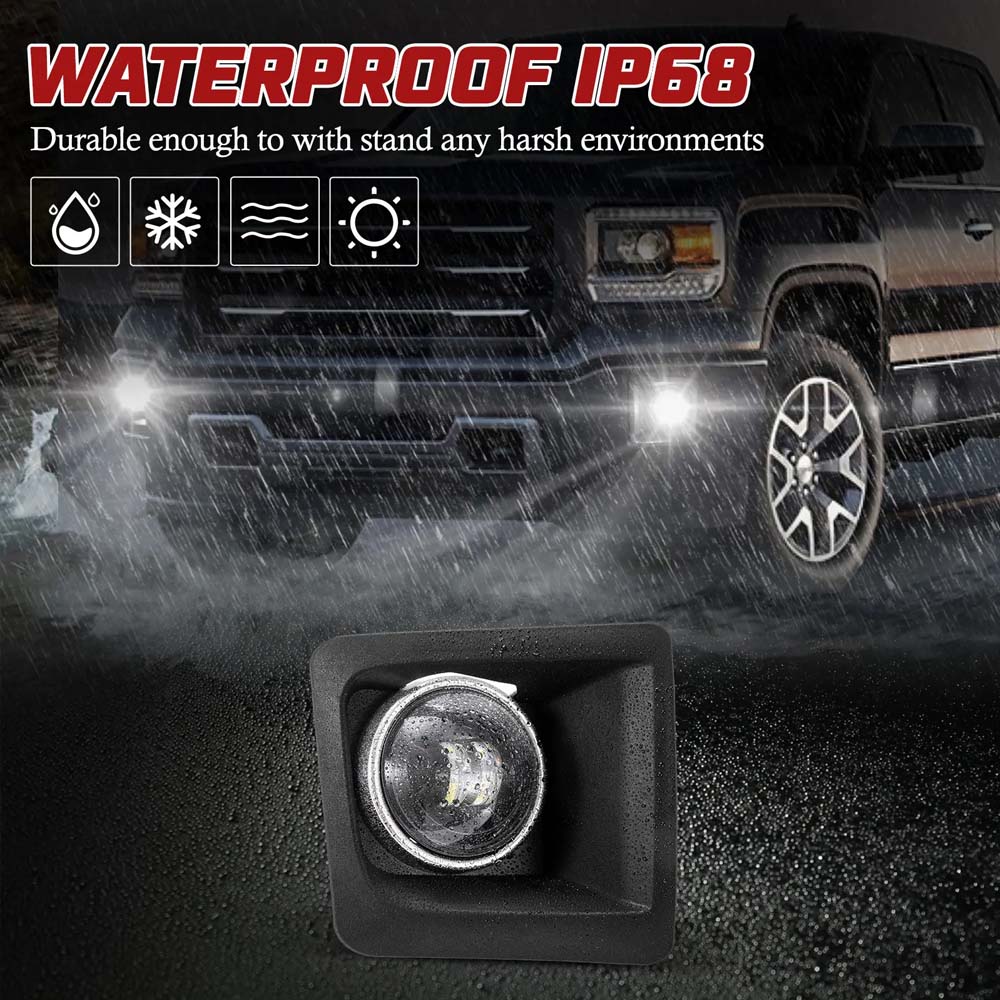 2014-2015 GMC Sierra 1500 LED Fog Lights image 1