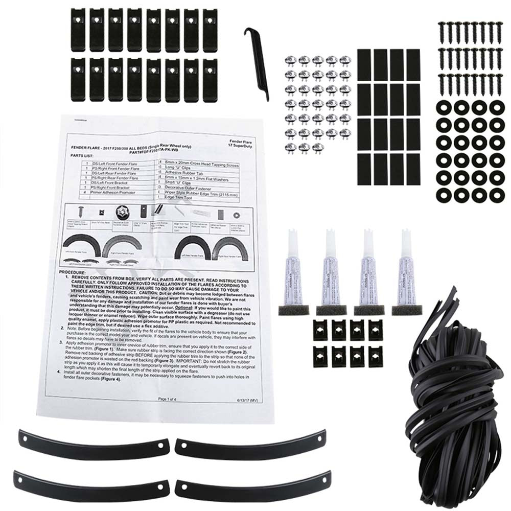 2017 - 2022 Ford F-250 / F-350 Pocket Style Fender Flares image 3