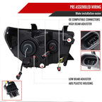 2007 - 2013 Toyota Tundra / 2008 - 2017 Sequoia Switchback Sequential LED C-Bar Projector Headlights (Black Housing/Clear Lens) image 3