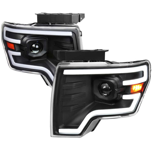 2009-2014 Ford F-150 Projector Headlight Assembly w/ LED image 0