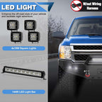 2011 - 2014 Silverado 2500/3500 Front Steel Bumper w/Winch Plate image 4