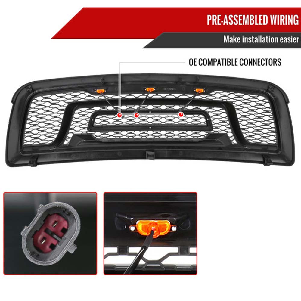 2009 - 2012 Dodge Ram 1500 Grille w/ LED image 5