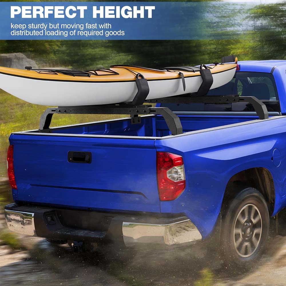 Overland Bed Racks Truck Cargo Carrier – Heavy Duty, Adjustable Truck Rack for Pickup Trucks image 3