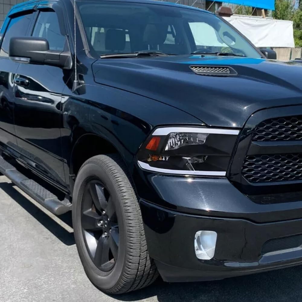 2009-2018 Dodge RAM 1500 / 2019 RAM Classic / 2010-2018 RAM 2500 3500 Switchback Sequential LED Headlights image 4